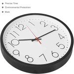 12" Silent Non-Ticking Round Wall Clock