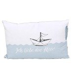 I Love The Sea Cotton Cushion - 40x13x23 cm