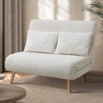 2-Seater Lounge Chair Sofa with Thick Padding
