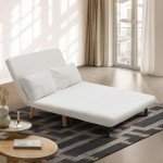 2-Seater Lounge Chair Sofa with Thick Padding
