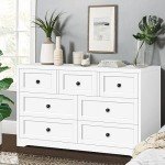 Alfordson 7-Drawer Tallboy Chest of Drawers