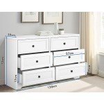 Alfordson Tallboy Chest of Drawers - 6 Drawers