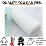 White Bohemian Ceramic Vase for Pampas Grass