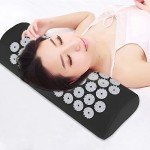 Belmalia Neck and Shoulder Acupressure Pillow - Black