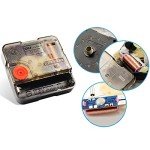 Vaupan Silent 12-Inch Quartz Wall Clock - Black