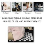 Belmalia Neck and Shoulder Acupressure Pillow - Black