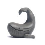 Cute Handmade Whale Tea Pet Figurine for Decor