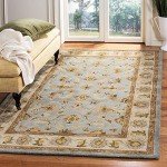 Heritage Kashmar Light Blue/Beige Wool Rug 3'x5