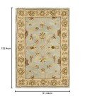 Heritage Kashmar Light Blue/Beige Wool Rug 3'x5