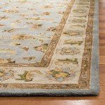Heritage Kashmar Light Blue/Beige Wool Rug 3'x5