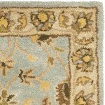Heritage Kashmar Light Blue/Beige Wool Rug 3'x5