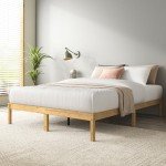 Zinus King Bed Frame with Bamboo Wood Base