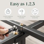 Zinus King Bed Frame with Bamboo Wood Base