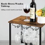 Rustic Freestanding Wine Rack for 16 Bottles