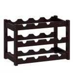 3-Tier Bamboo Wine Rack for Kitchen and Bar