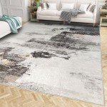 Abstract Area Rug for Living Room and Bedroom