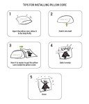 Urban Arts 12x12 Inch Cushion Fillers - 5 Pack