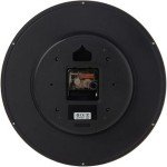 Luminous Numbered 12" Black Wall Clock