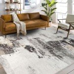Abstract Area Rug for Living Room and Bedroom