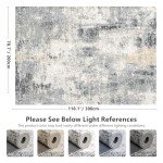 Large Modern Abstract Area Rug with Non-Slip Backing