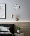 Luminous Numbered 12" Black Wall Clock