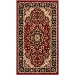Well Woven Barclay Medallion Red Area Rug 0.6m X 0.9m