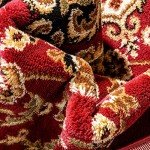 Well Woven Barclay Medallion Red Area Rug 0.6m X 0.9m