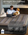 iDOO Queen Size Inflatable Air Mattress with Pump