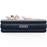 iDOO Queen Size Inflatable Air Mattress with Pump