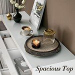 Wooden Tallboy Chest of Drawers with 9 Storage Compartments