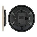 White Circle Quartz Wall Clock by Casio