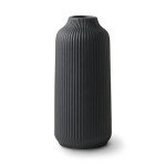 Nordic Black Ceramic Vase for Pampas Grass