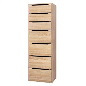 Alfordson Compact Wardrobe Cabinet with 7 Drawers