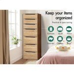 Alfordson Compact Wardrobe Cabinet with 7 Drawers