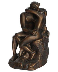 Rodin's The Kiss Bronze Statue - 4.5 Inches