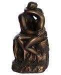 Rodin's The Kiss Bronze Statue - 4.5 Inches