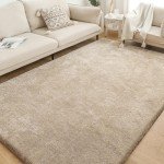 Cozy Large Fluffy Area Rug for Living Room
