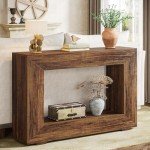 Tribesigns Farmhouse Console Table with Storage