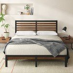 Zinus Kai King Bamboo & Metal Bed Frame