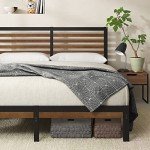 Zinus Kai King Bamboo & Metal Bed Frame