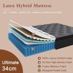 Duchess 34cm Memory Foam Pocket Spring Mattress
