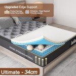 Duchess 34cm Memory Foam Pocket Spring Mattress