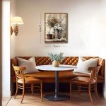 Rustic Farmhouse Floral Canvas Wall Art 12x16