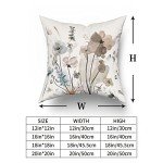 Watercolor Floral Pillow Covers - Set of 2