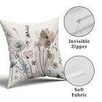 Watercolor Floral Pillow Covers - Set of 2