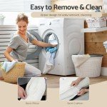 Beige Velvet L-Shape 3-Seater Sofa with Chaise