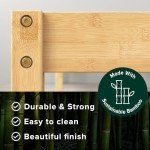 Zinus Queen Bed Frame with Bamboo Wood Base