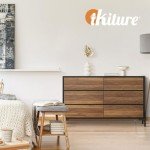 Walnut Tallboy Chest of Drawers Dresser Cabinet