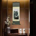 Asian Silk Scroll Wall Art - Chinese Decor