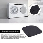 4-Pack Rubber Anti-Vibration Cushions for Appliances